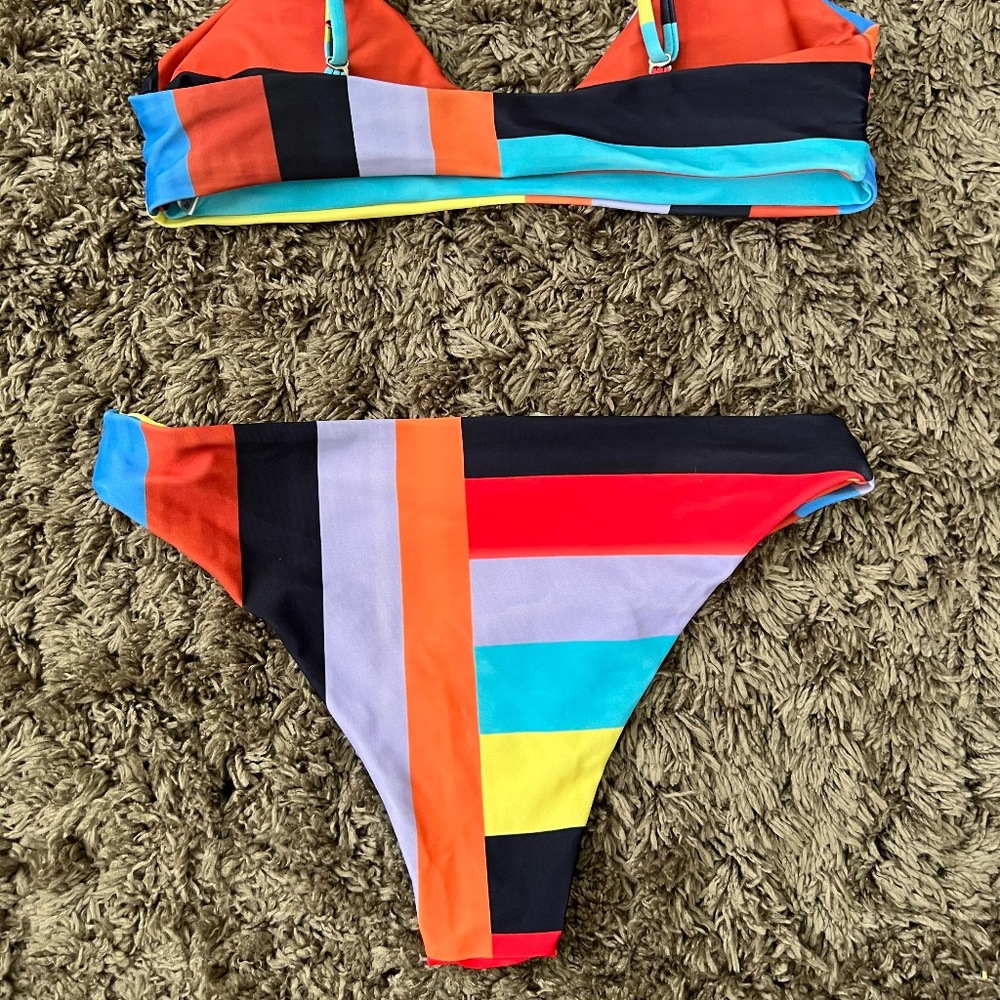 Multi Color Swimsuit - Picture 3 of 3